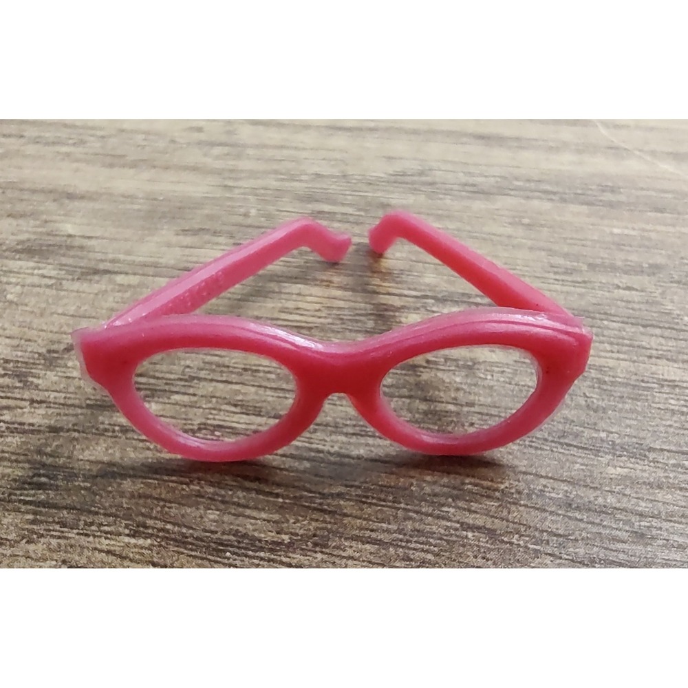 Vintage Red Glasses 1.5" Wide Miss Revlon Replacement Accessory Z4